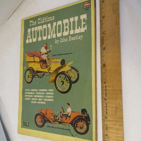 Vintage 1951 Oldtime Old Time Auto Automobile CAR Book Fawcett  Paperback - Picture 4 of 11